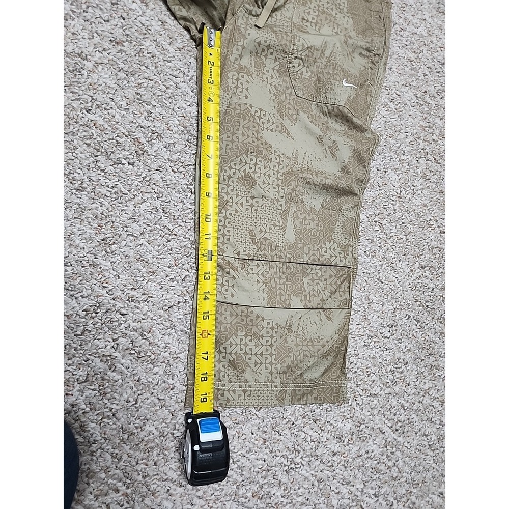 Nike The Athletic Dept. Women's Cotton Capri's Medium Beige Pockets Deadstock - Picture 13 of 14